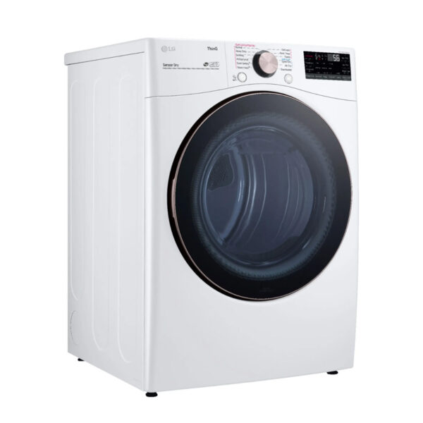 LG - 7.4 Cu. Ft. Stackable Smart Electric Dryer with Steam - Image 2