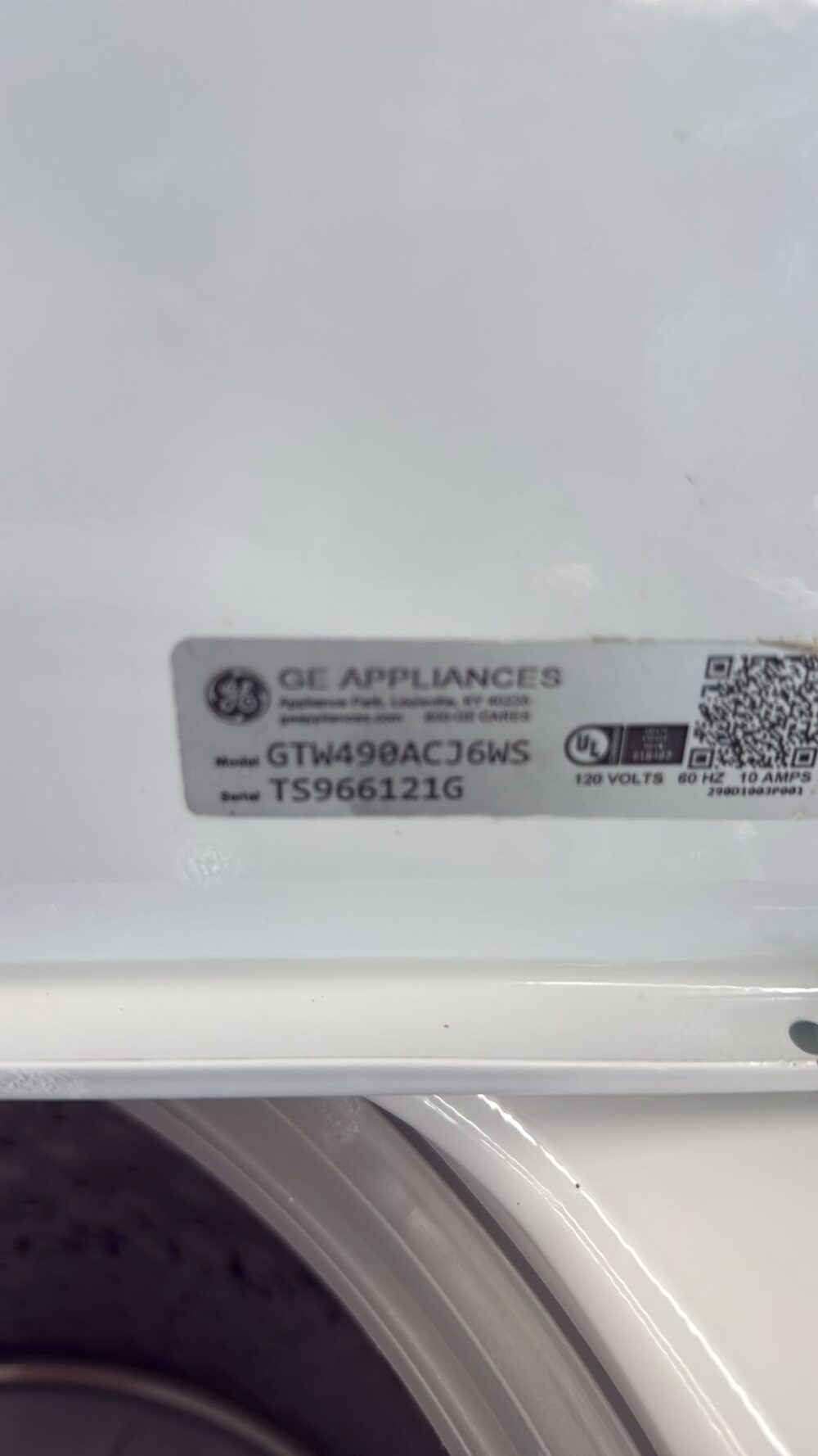 GE Used Top Load Washer with Electric Dreyer Set - Image 2