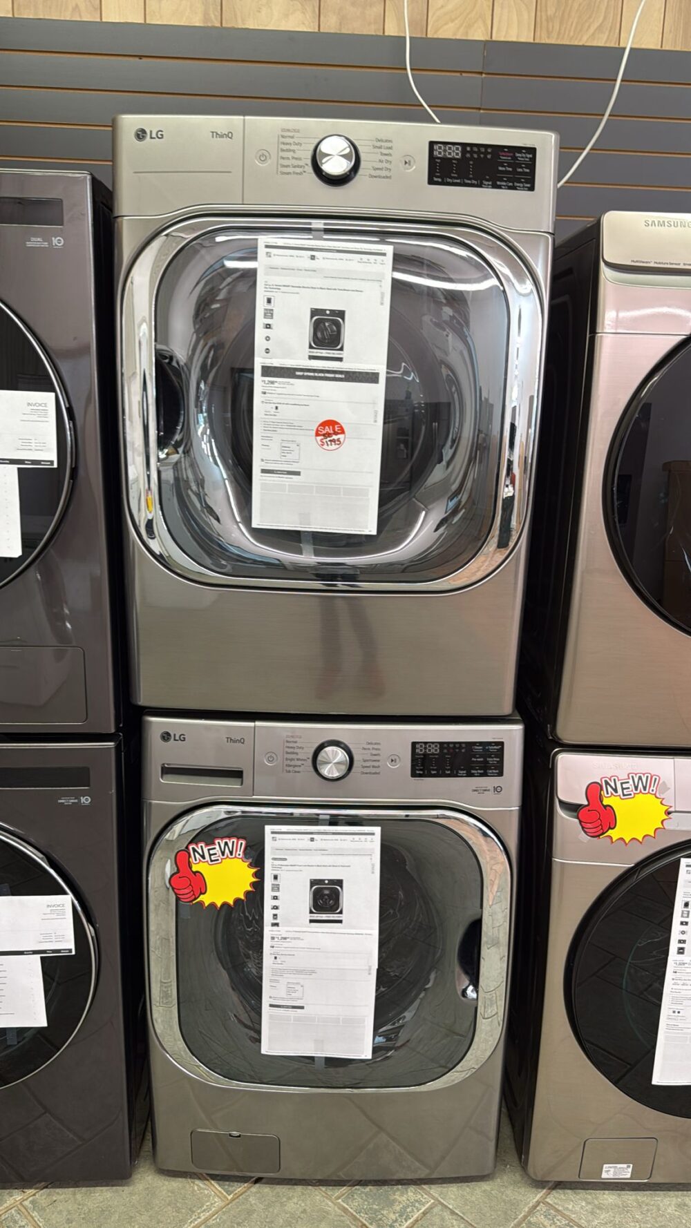 LG New Large XL Capacity Stackable Set