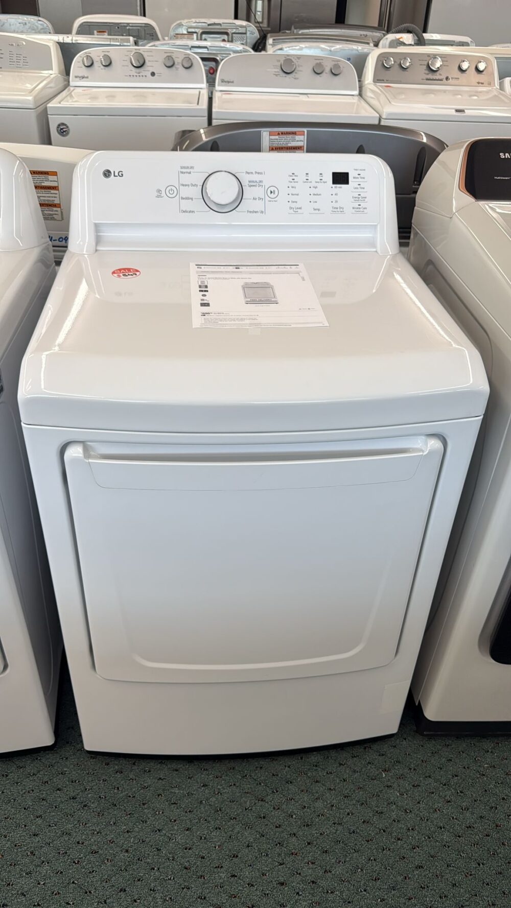 LG Used 27 Inch Electric Dryer - Image 4