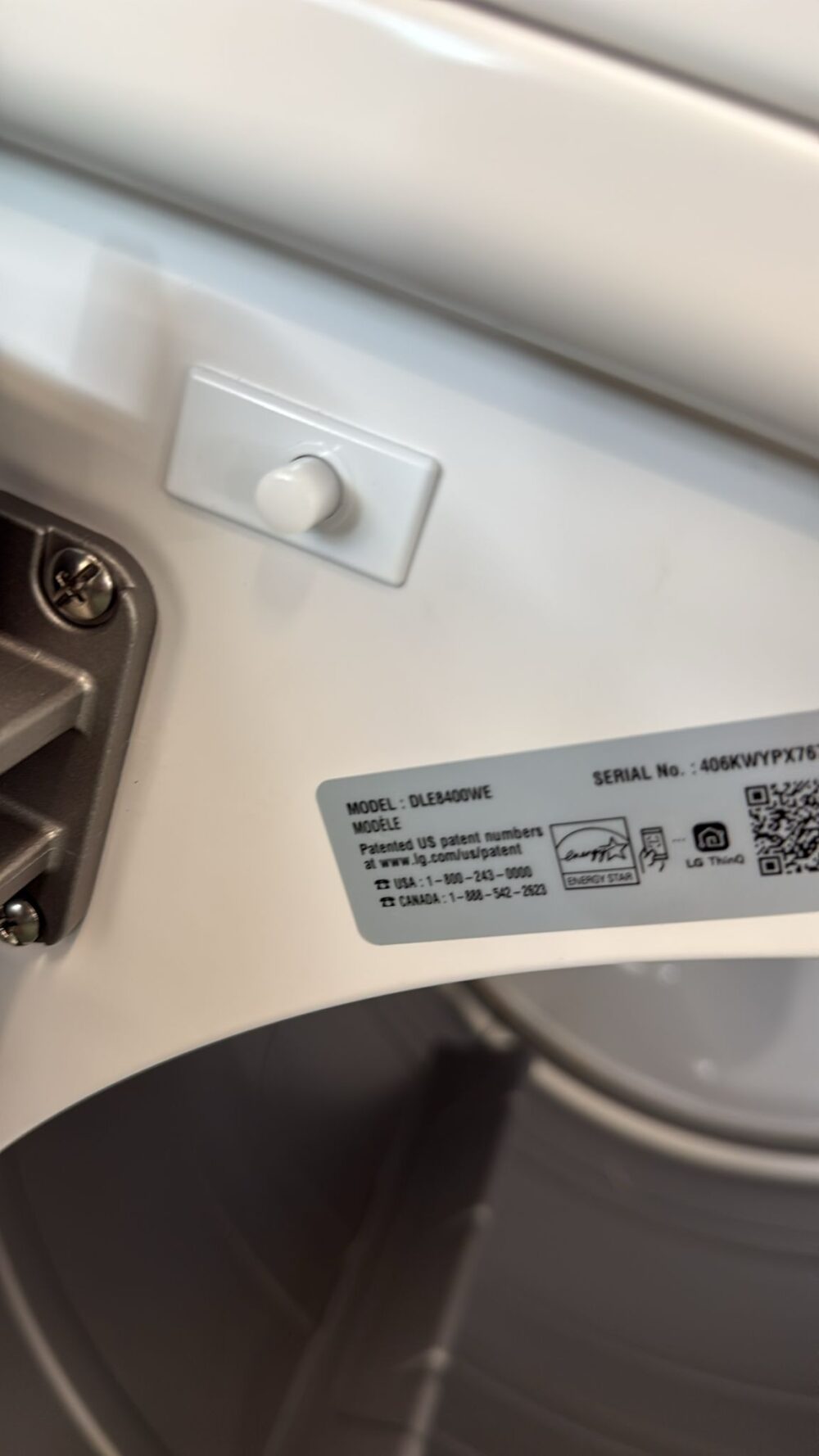 LG 27 Inch Electric Dryer - Image 2