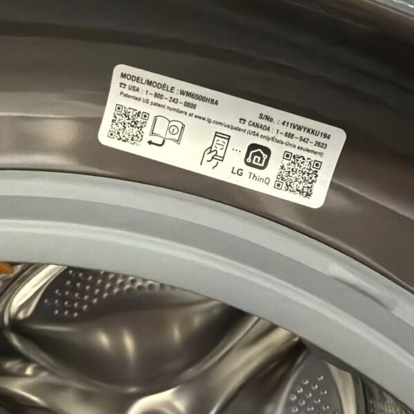 LG Used 27 Inch Front Load Smart Washer - Image 2