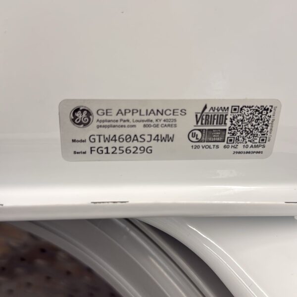 GE Used 27 Inch Top Load Washer with Dryer - Image 4