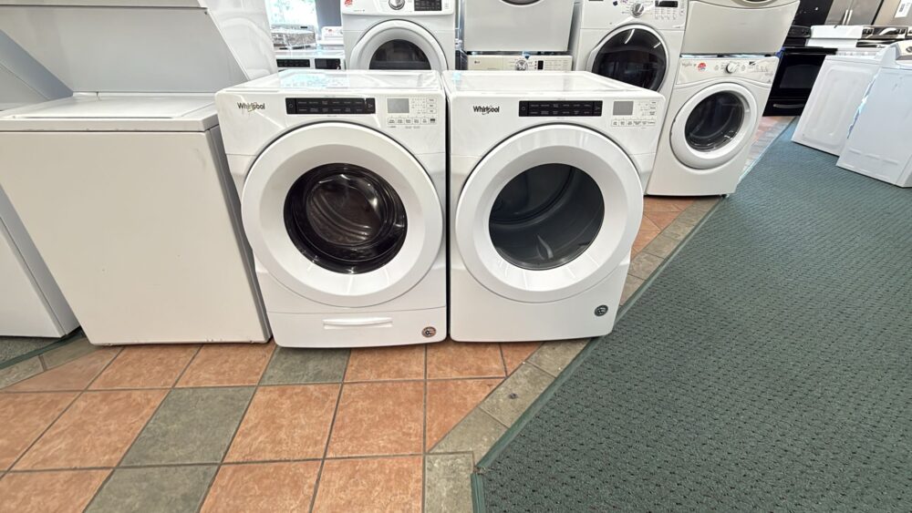 Whirlpool Used Depth Front Load Washer With Dryer Set