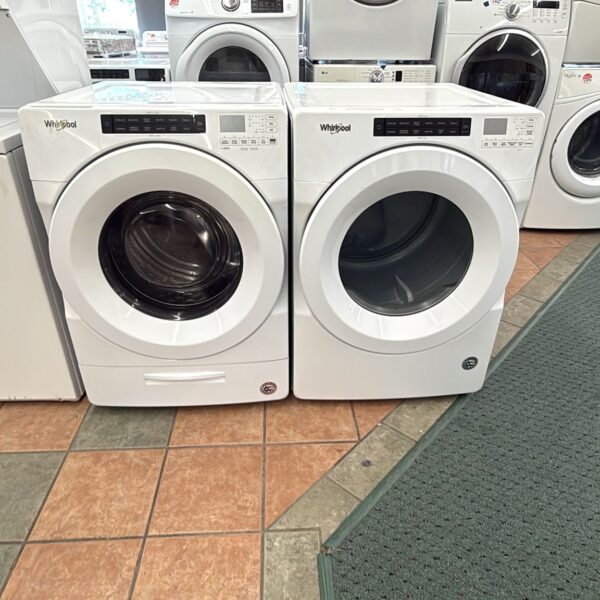 Whirlpool Used Depth Front Load Washer With Dryer Set - Highland springs