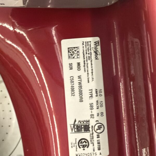 Whirlpool Used Washer and Dryer Set - Image 3