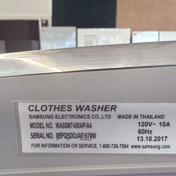 Samsung Used 24 Inch Top Load Washer - Image 2