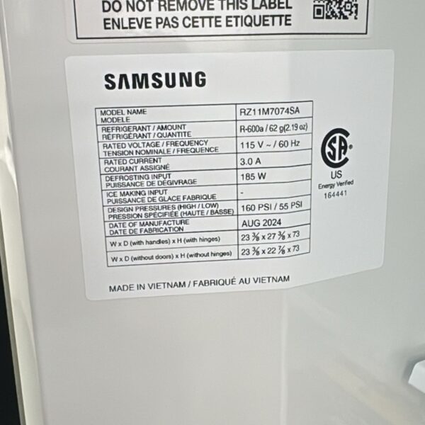 Samsung New 24 Inch Upright Convertible Freezer - Image 2