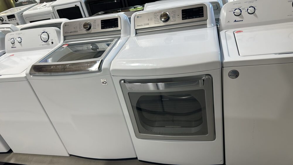 LG Used 27 Inch Top Load Smart Washer With Dryer