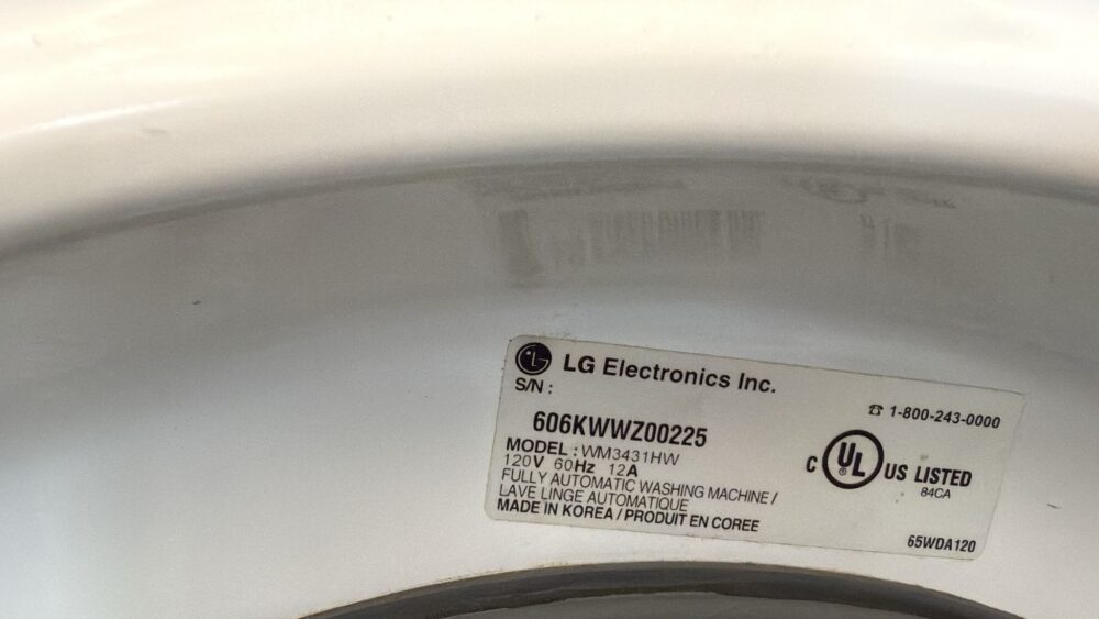 LG Used 24 Inch Washer - Image 3