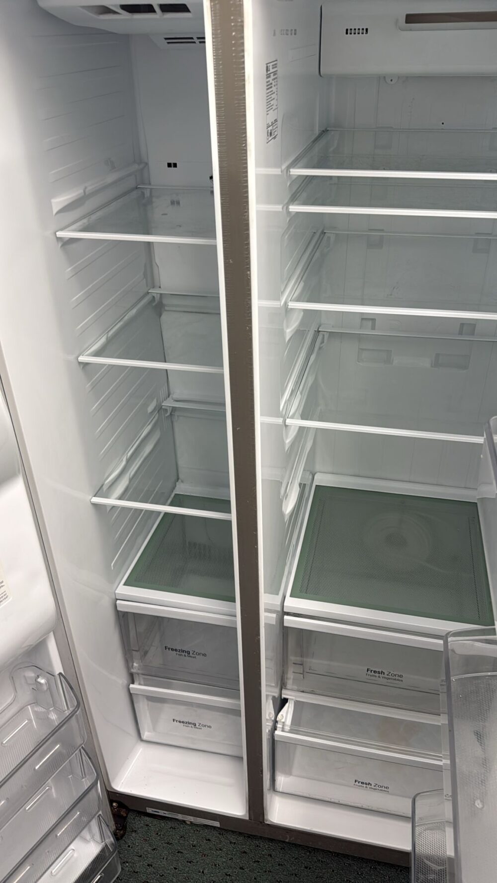 LG Used 36 Inch Side by Side Refrigerator - Image 5
