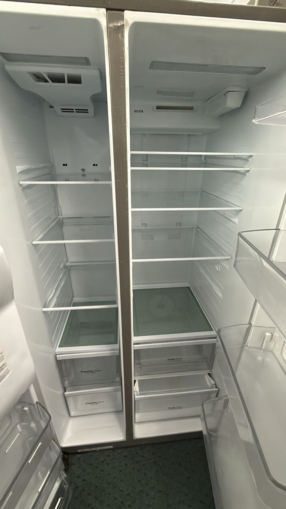 LG Used 36 Inch Side by Side Refrigerator - Image 3