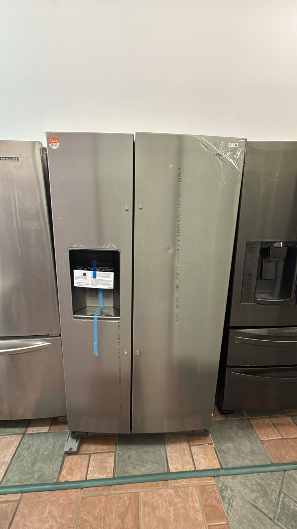 Whirlpool New 36 Inch Side by Side Refrigerator - Image 3
