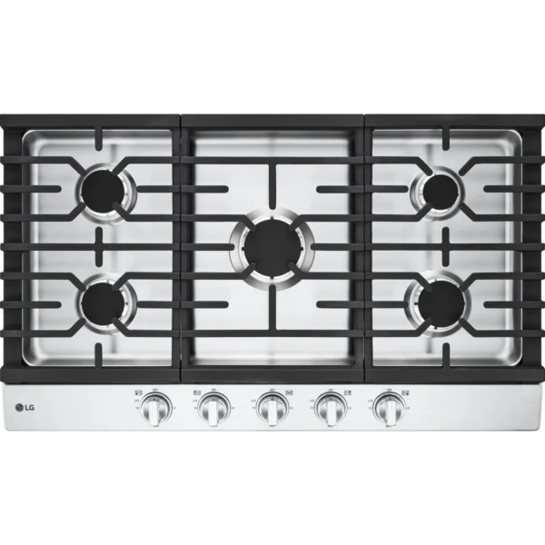 LG New 36 Inch Gas Cooktop with 5 Sealed Burners - Highland springs