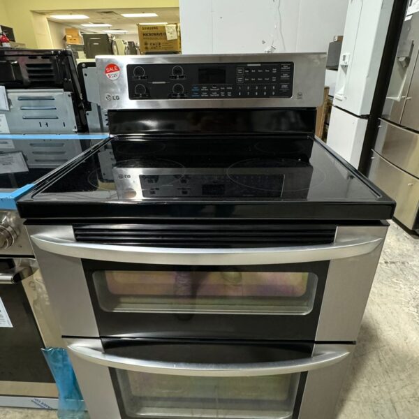 LG 30" Used Double Oven Electric Stove With Warranty