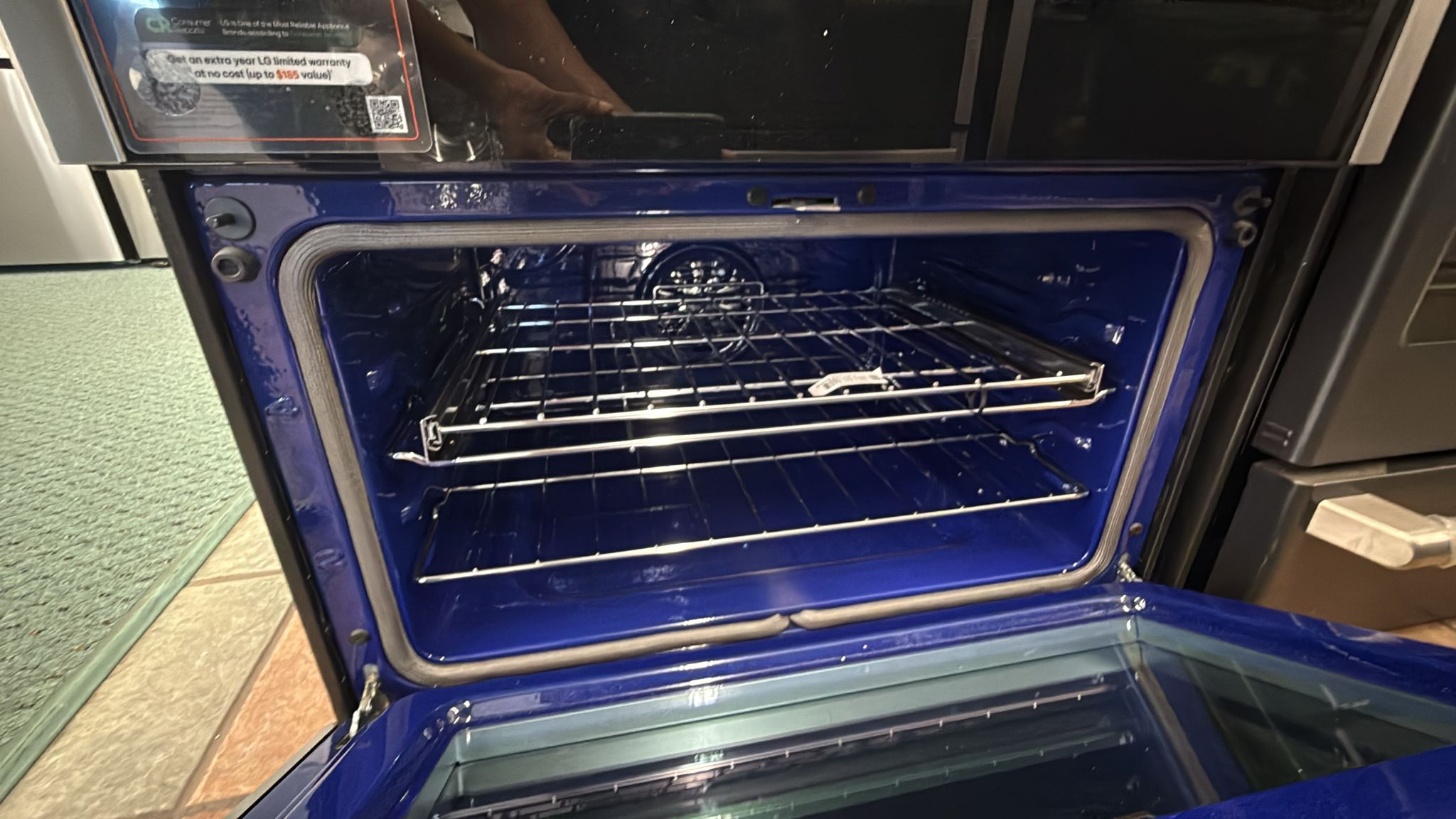 LG NEW DOUBLE OVEN ELECTRIC RANGE STAINLESS STEEL WITH WARRANTY - Image 3