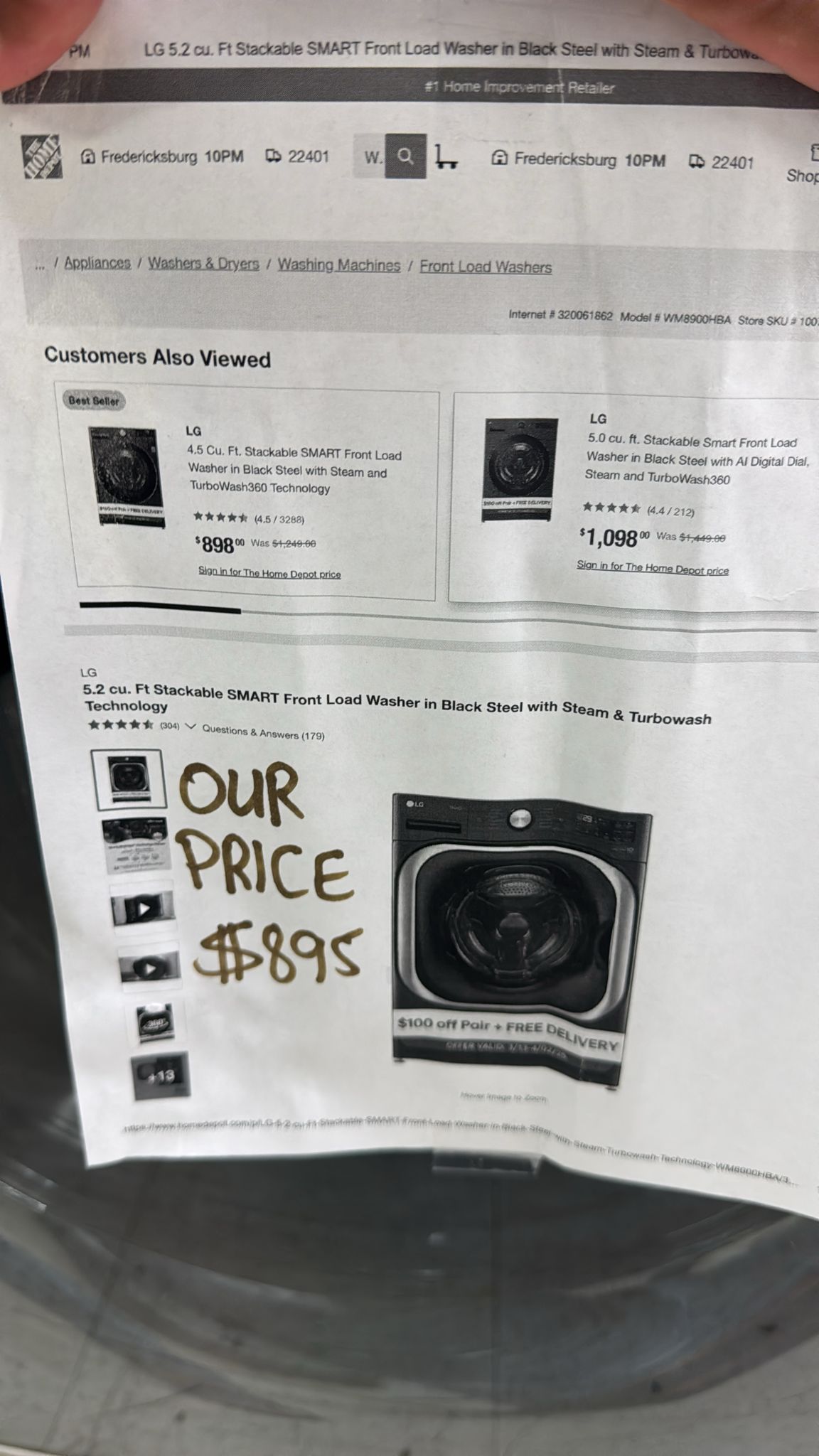 LG NEW ELECTRIC FRONT LOAD WASHER STAINLESS STEEL WITH WARRANTY - Image 4