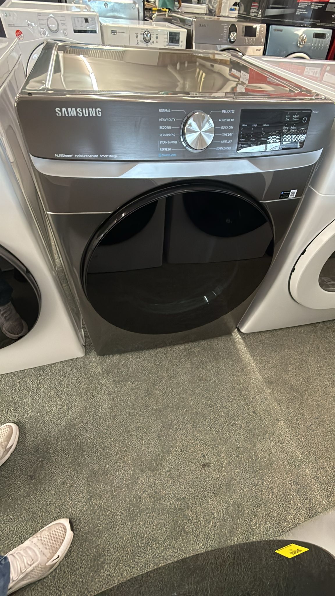 SAMSUNG NEW ELECTRIC FRONT LOAD DRYER WITH WARRANTY