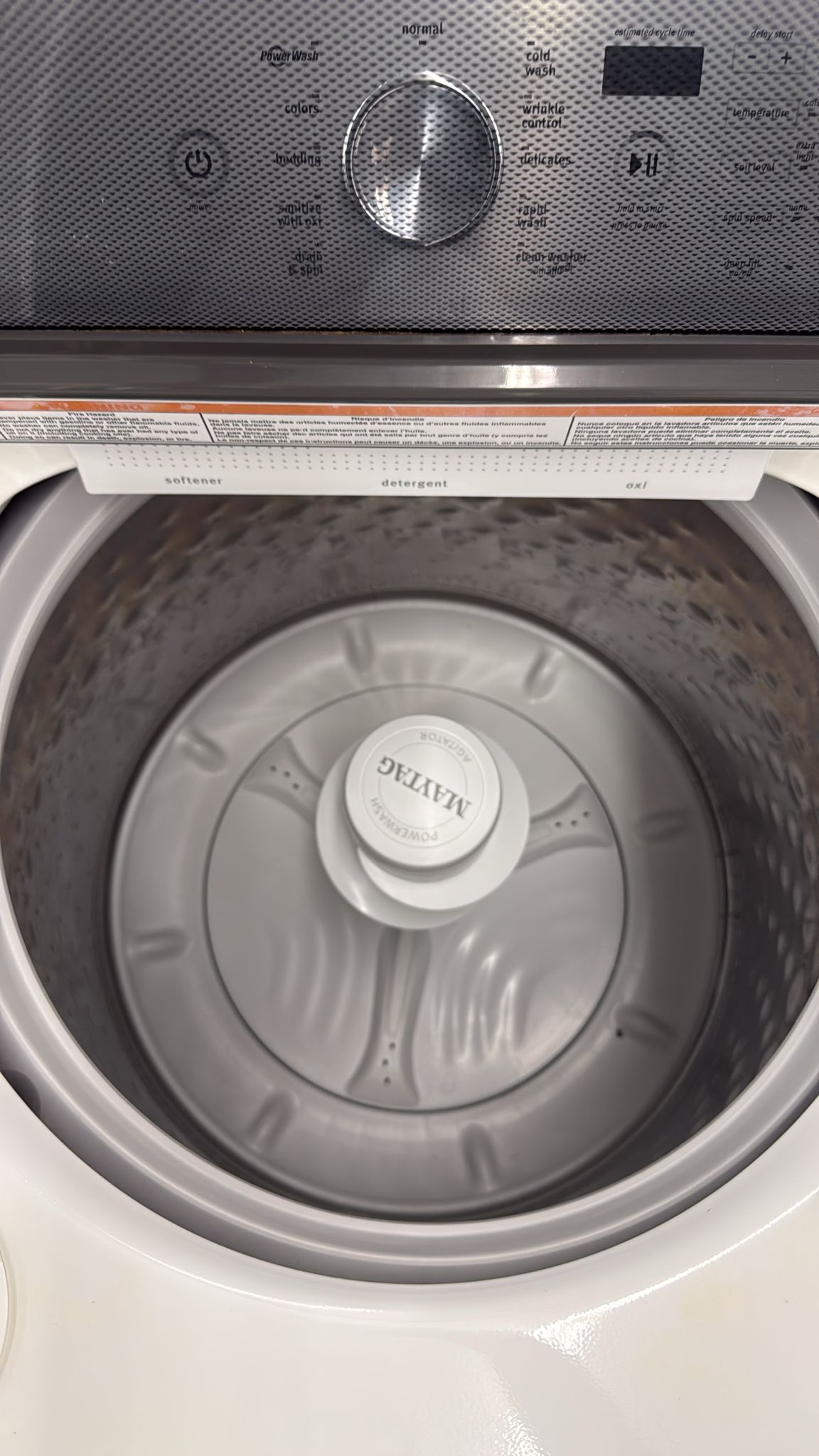 MAYTAG USED ELECTRIC FRONT LOAD WASHER WHITE WITH WARRANTY - Image 2