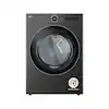 LG 7.4 cu. ft. Vented Stackable SMART Electric Dryer in Black Steel with TurboSteam and AI Sensor Dry Technology