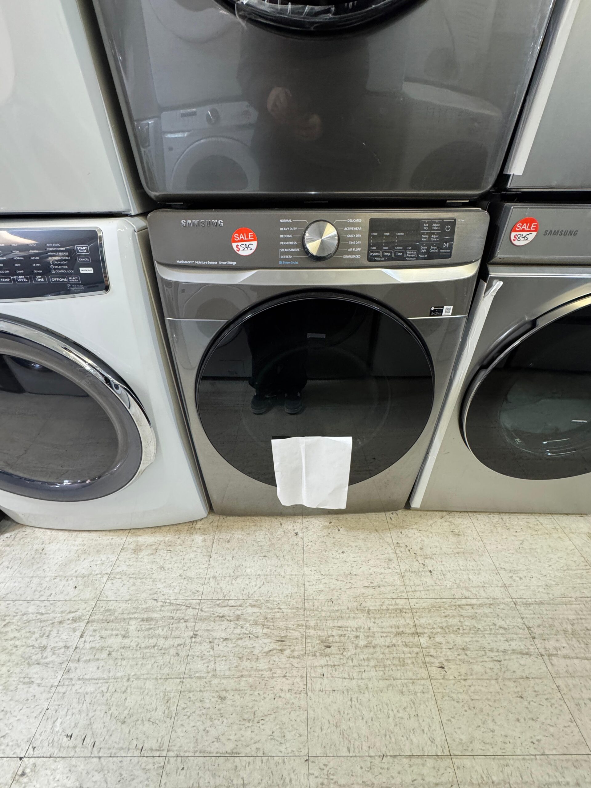 SAMSUNG NEW ELECTRIC FRONT LOAD DRYER WITH WARRANTY