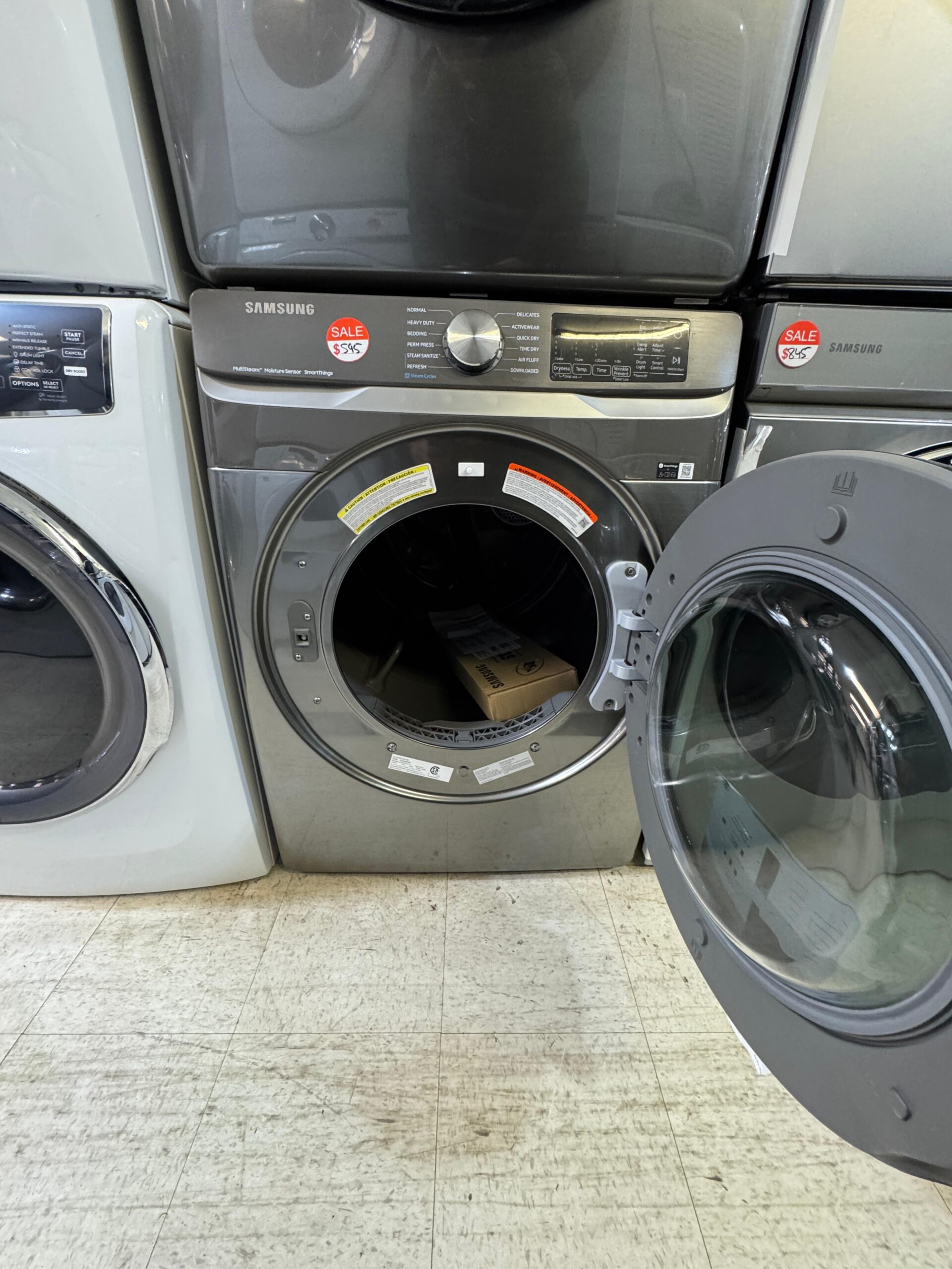 SAMSUNG NEW ELECTRIC FRONT LOAD DRYER WITH WARRANTY - Image 2
