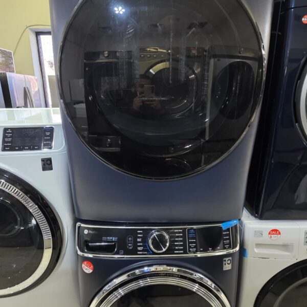 GE NEW ELECTRIC FRONT LOAD WASHER DRYER SET WITH WARRANTY