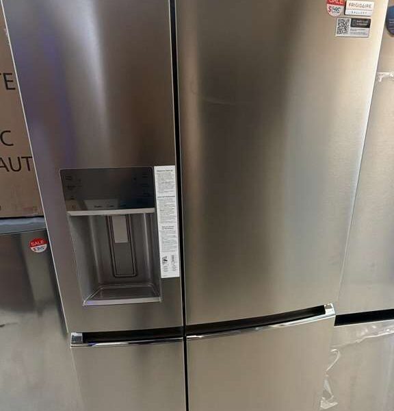 Used Frigidaire Gallery GRQC2255BF 4-door French door refrigerator with a convertible zone on display at our Ashland showroom.
