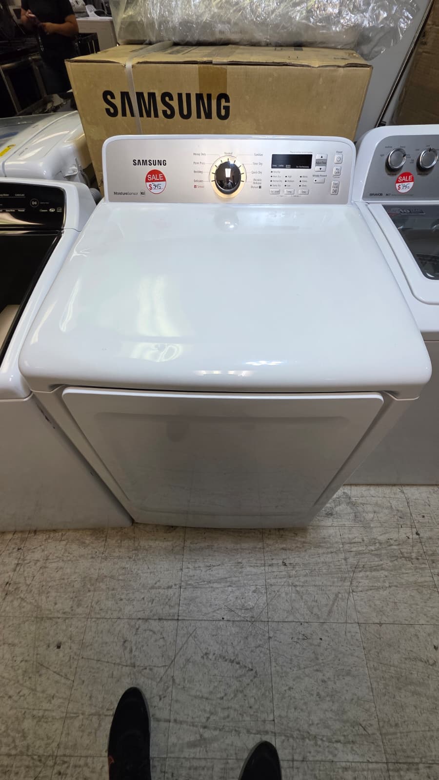 Samsung Used DV400EWHDWR 27" 7.2 Cu. Ft. Electric Dryer