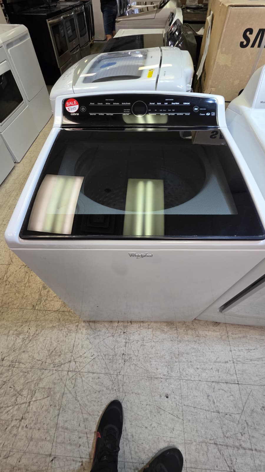 Whirlpool WTW7300DW0 Used 27" 4.8 Cu. Ft. High-Efficiency Top Load Washer