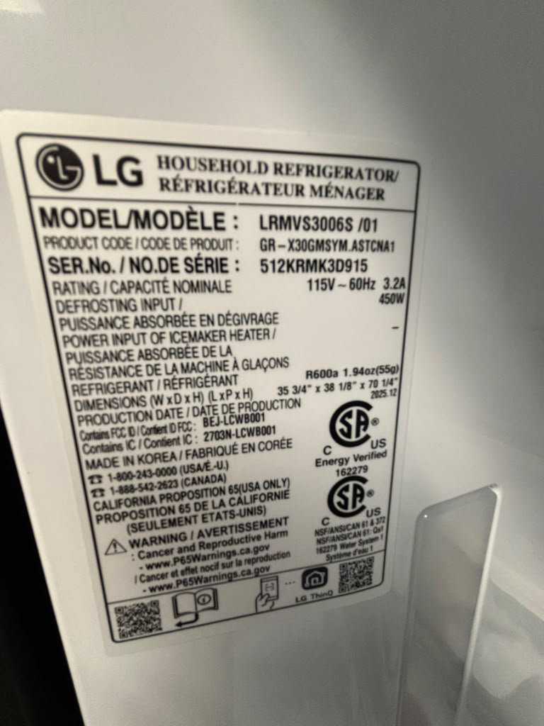 LG LRMVS3006S 29.5 Cu. Ft. 4-Door French Door Refrigerator - Image 3