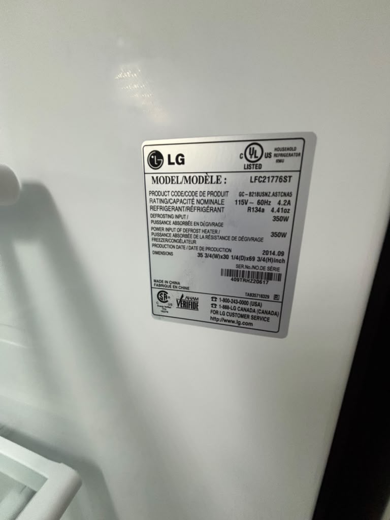 LG LFC21776ST 20.9 Cu. Ft. Counter-Depth French Door Refrigerator - Image 3