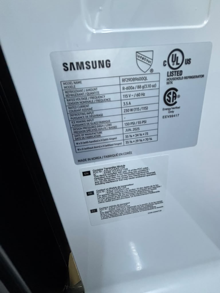 Samsung RF29DB9600QL 28.6 Cu. Ft. Bespoke 4-Door Flex Refrigerator - Image 3