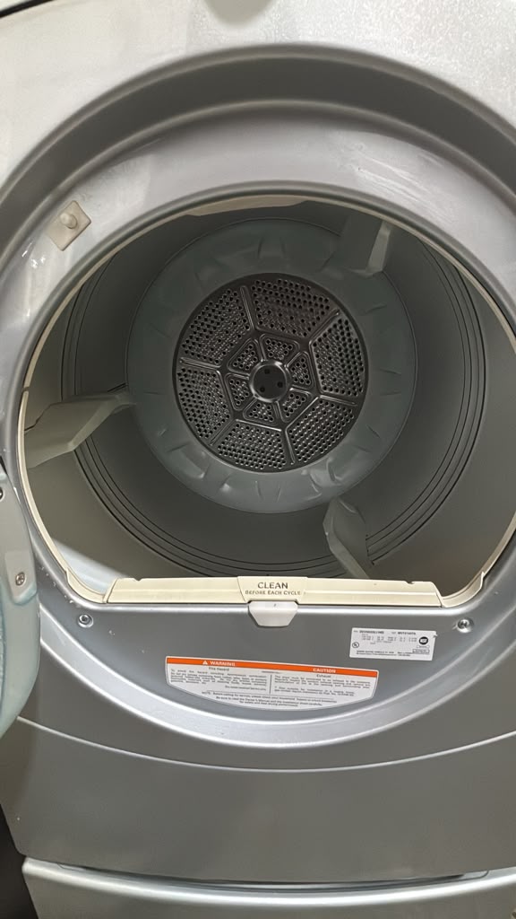 GE DCVH680EJ1MS 7.0 Cu. Ft. Super Capacity Electric Dryer - Pedestal - Image 2
