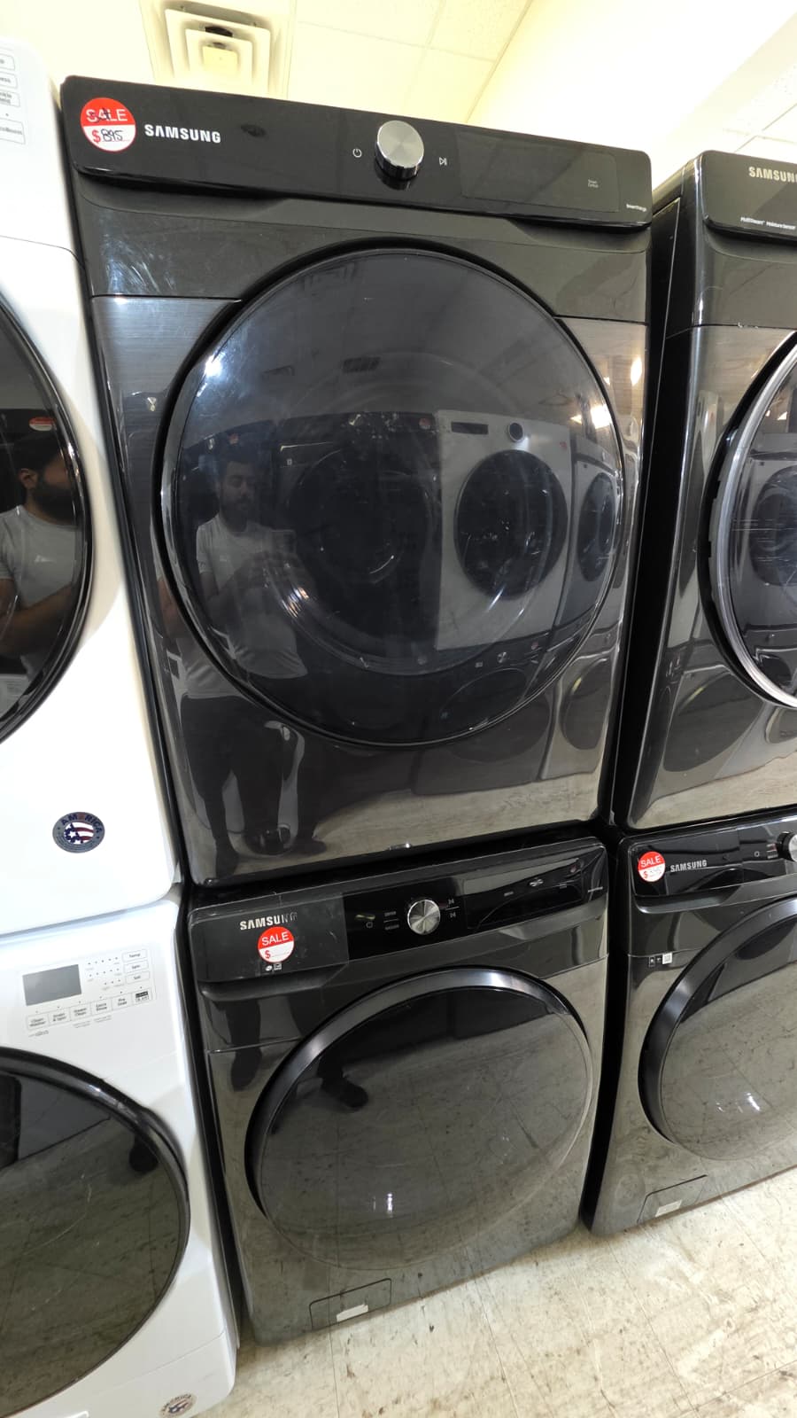 Samsung WF45A6400AV Washer and DVE45A6400V Electric Dryer Set