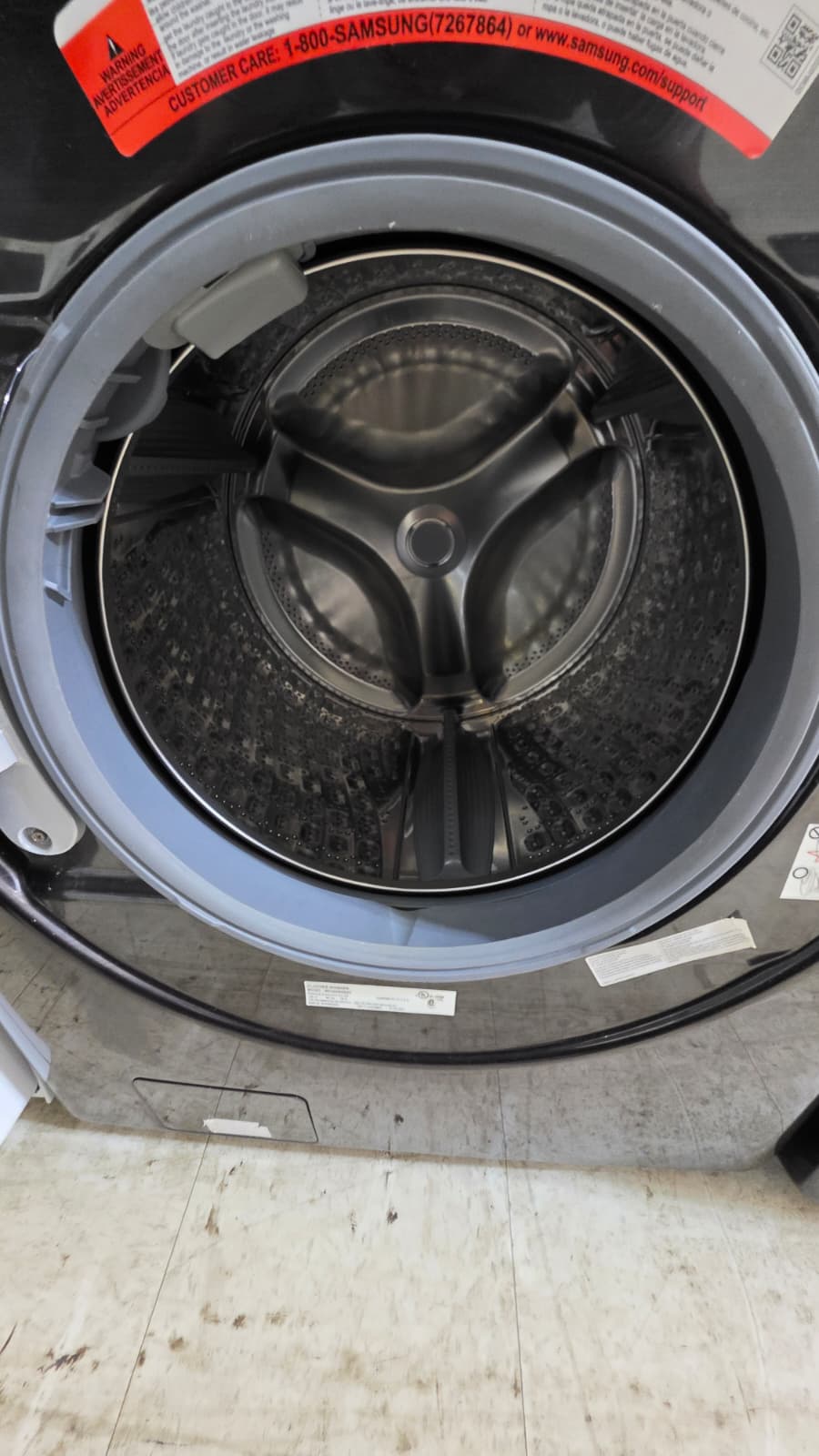 Samsung WF45A6400AV Washer and DVE45A6400V Electric Dryer Set - Image 2