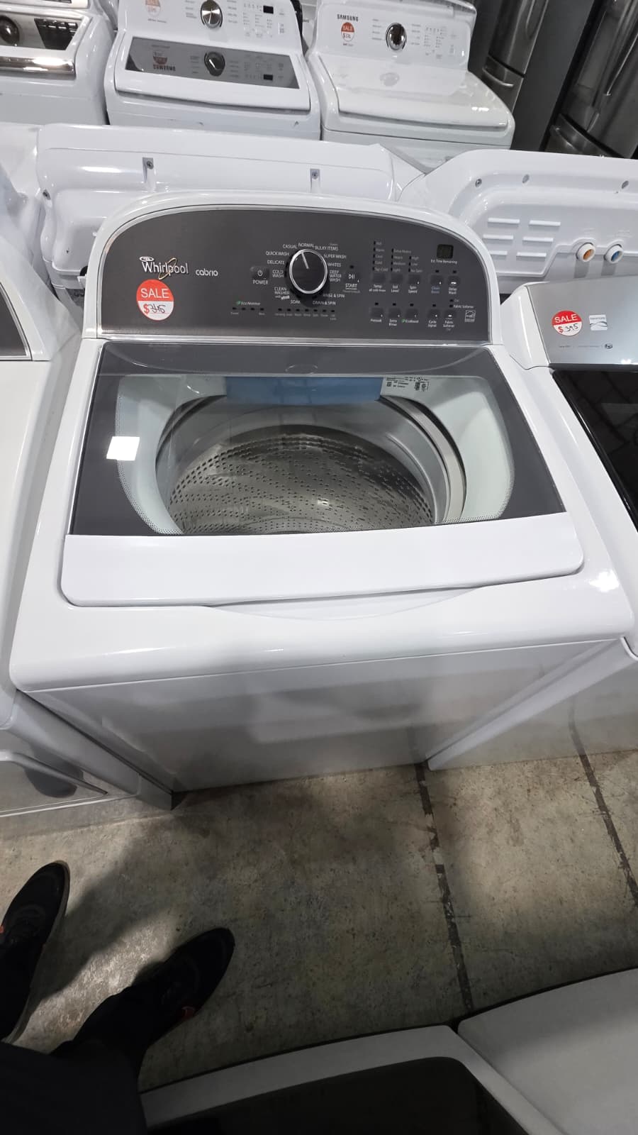 Whirlpool WTW5840BW0 3.8 Cu. Ft. Top Load Washer