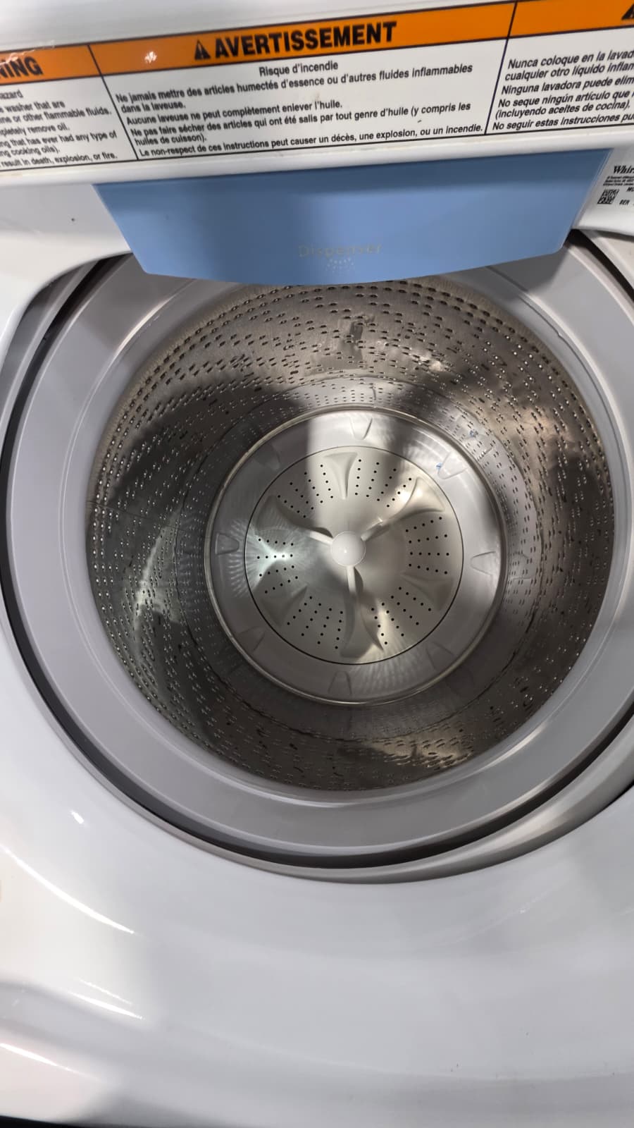 Whirlpool WTW5840BW0 3.8 Cu. Ft. Top Load Washer - Image 2