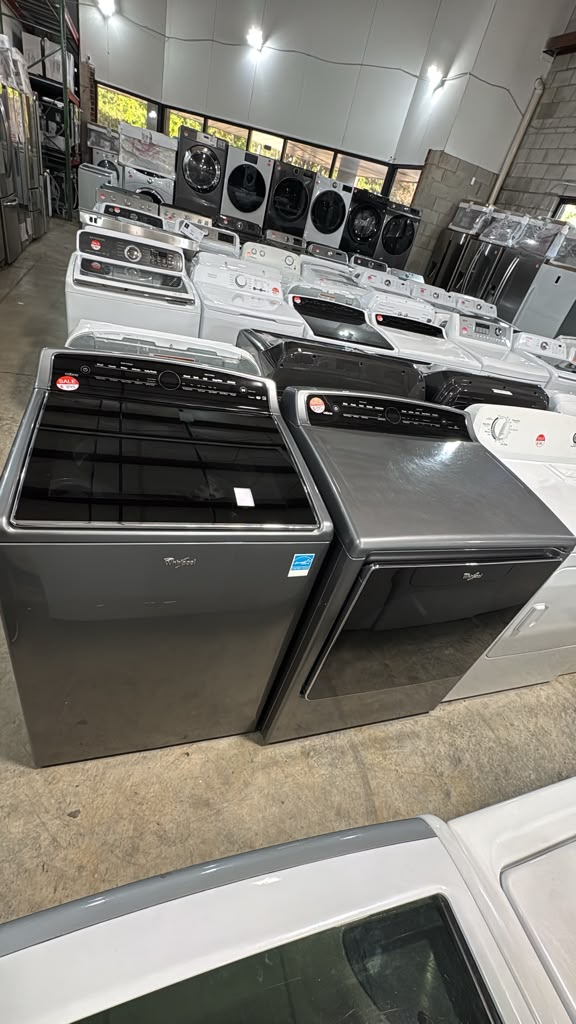 WHIRLPOOL 27" USED SMART ELECTRIC SET WITH WARRANTY