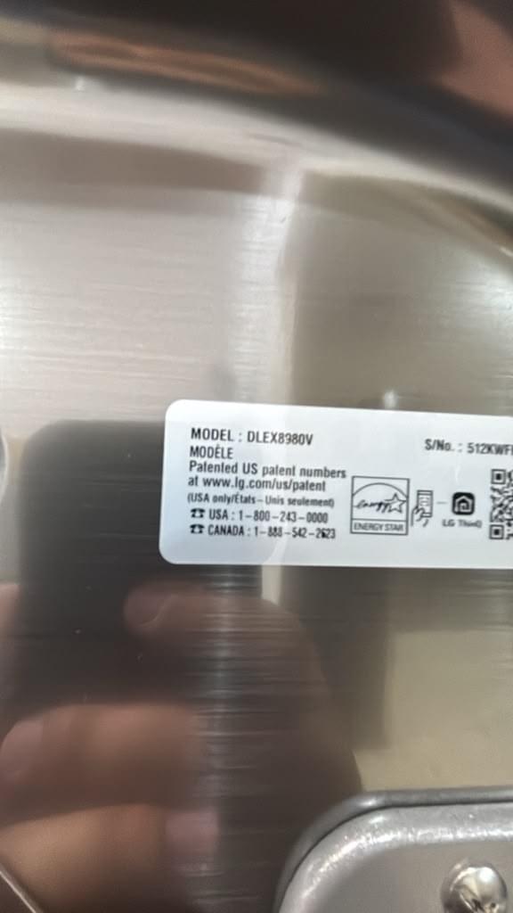 LG DLEX8980V 29″ 9.0 Cu. Ft. Smart Front Load Electric Dryer - Image 3
