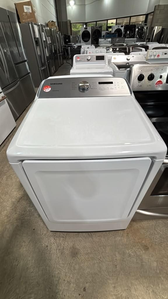 Samsung Used DVE50R5200W 27″ 7.4 Cu. Ft. Front Load Electric Dryer