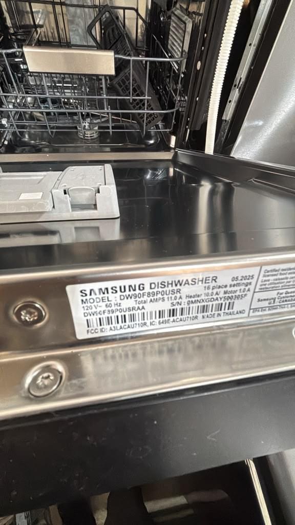 Samsung DW90F89P0USR 24″ Bespoke Built-In Dishwasher - Image 3