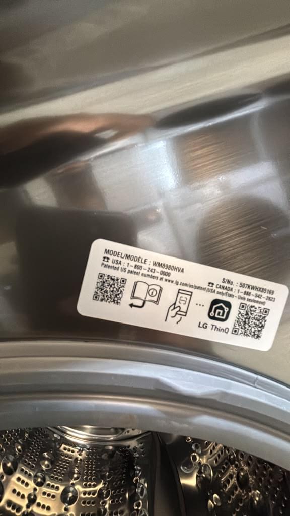 LG WM8980HVA & DLEX8980V 29″ Smart Front Load Washer & Electric Dryer Set - Image 5