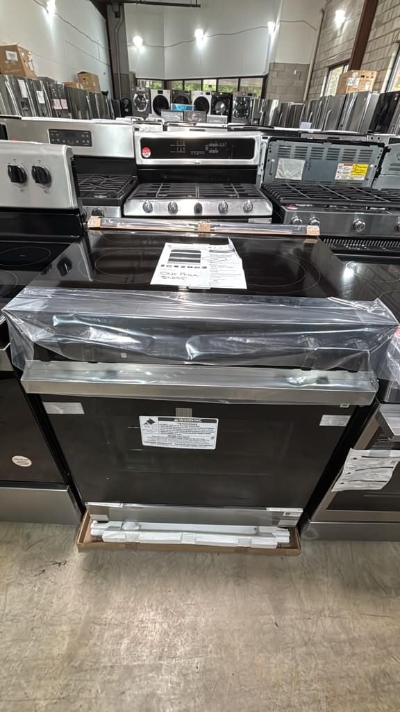Samsung NSE6DG8300SR 30″ 6.3 Cu. Ft. Bespoke Smart Slide-In Electric Range