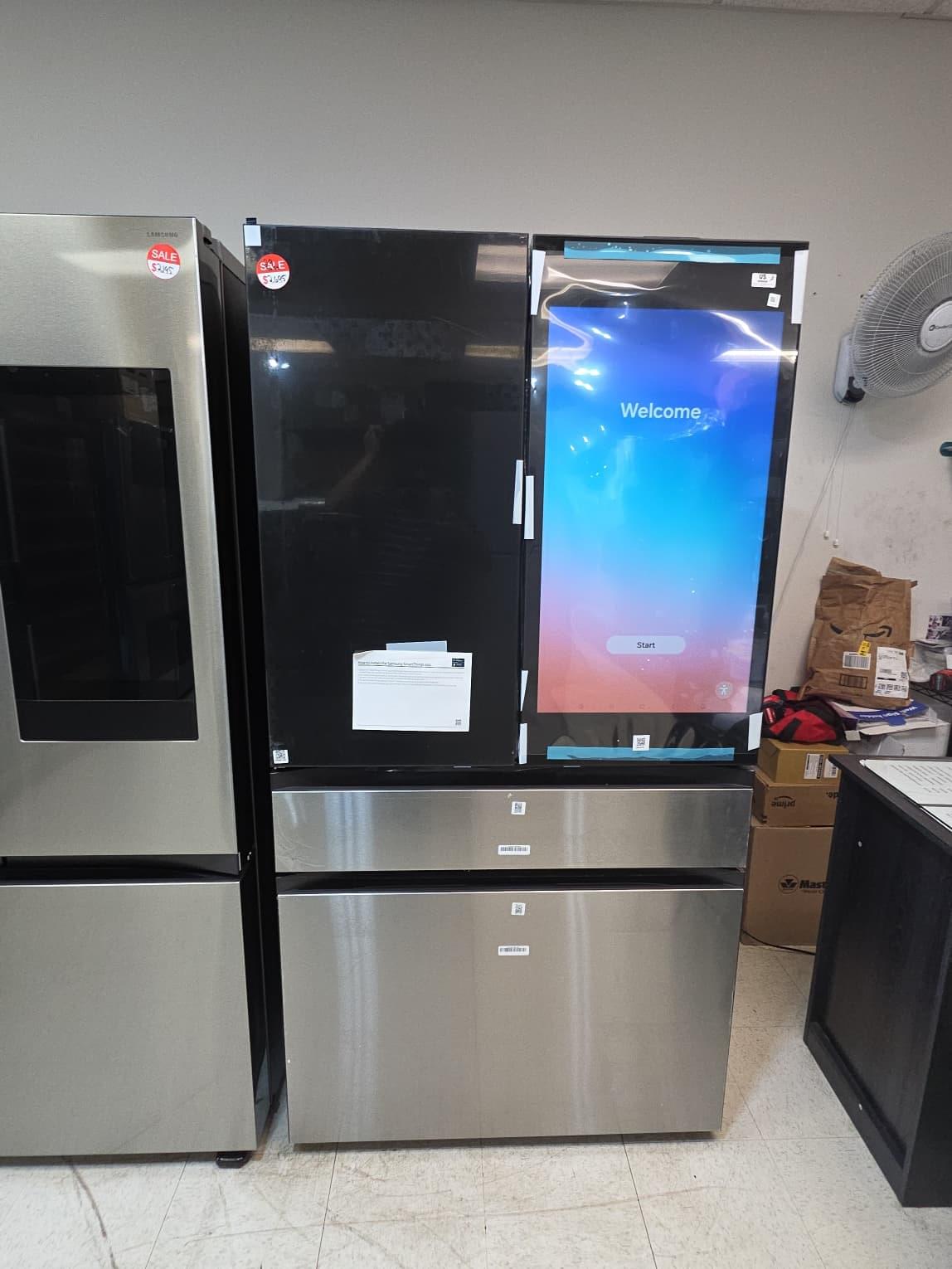 Samsung RF90F29AECR 36″ 28.6 Cu. Ft. Family Hub Bespoke 4-Door French Door Refrigerator